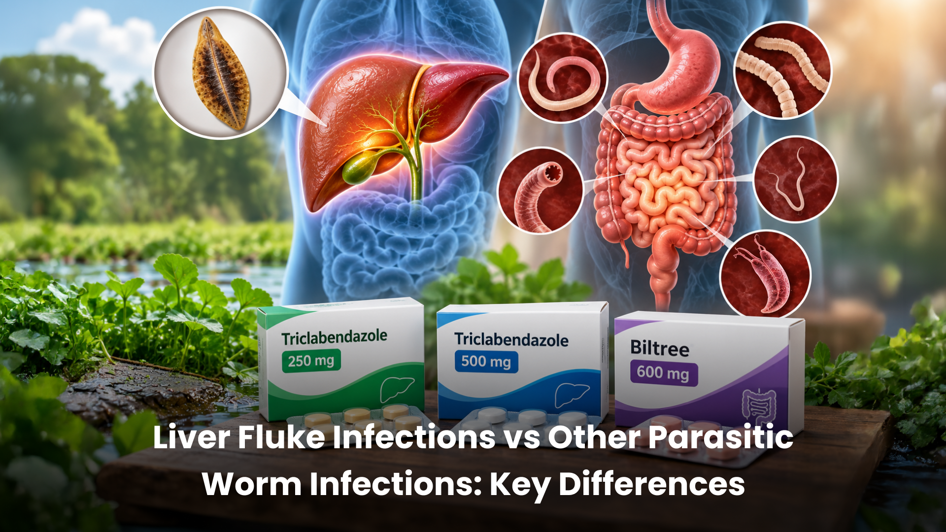 Liver Fluke Infection Vs Other Parasitic Worm Infections: Key Differences